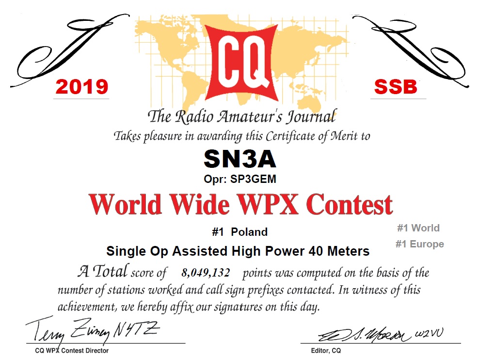 CQWW 1 SN3A op SP3GEM